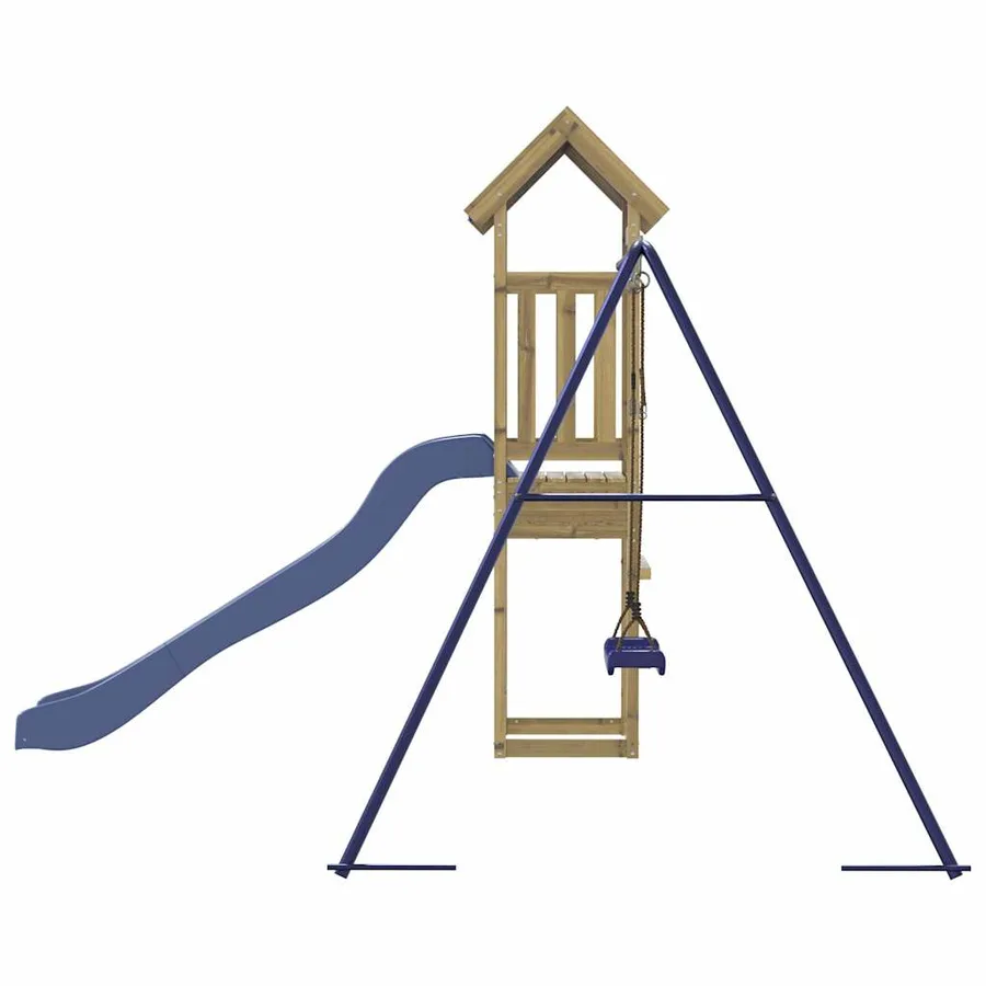 Aire de jeux d'extérieur bois de pin imprégné - 5