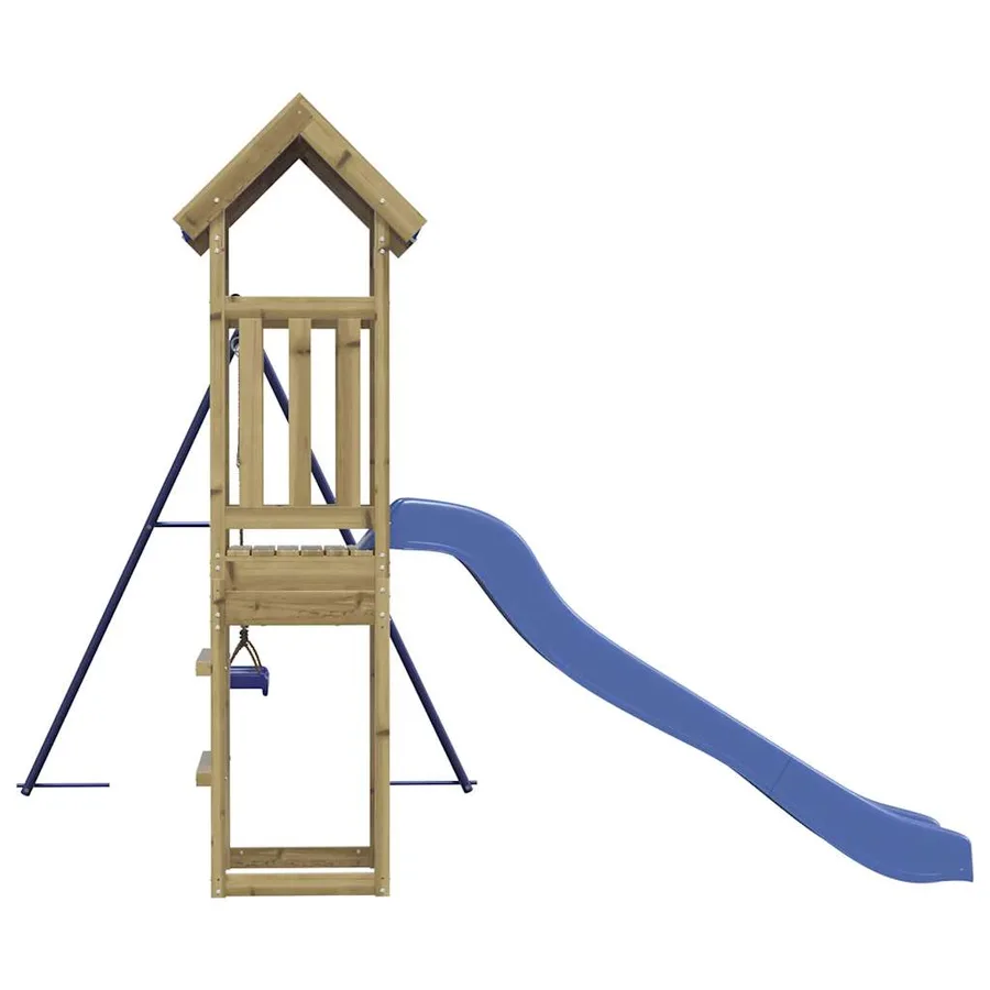 Aire de jeux d'extérieur bois de pin imprégné - 6