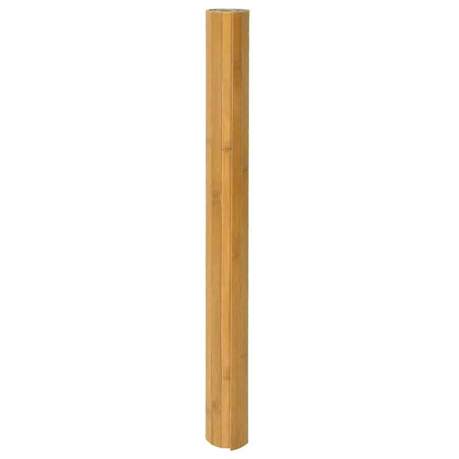 Tapis rectangulaire naturel 60x300 cm bambou - 3