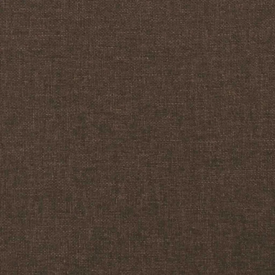 Sommier à lattes de lit matelas et LED marron foncé 120x190 cm - 9