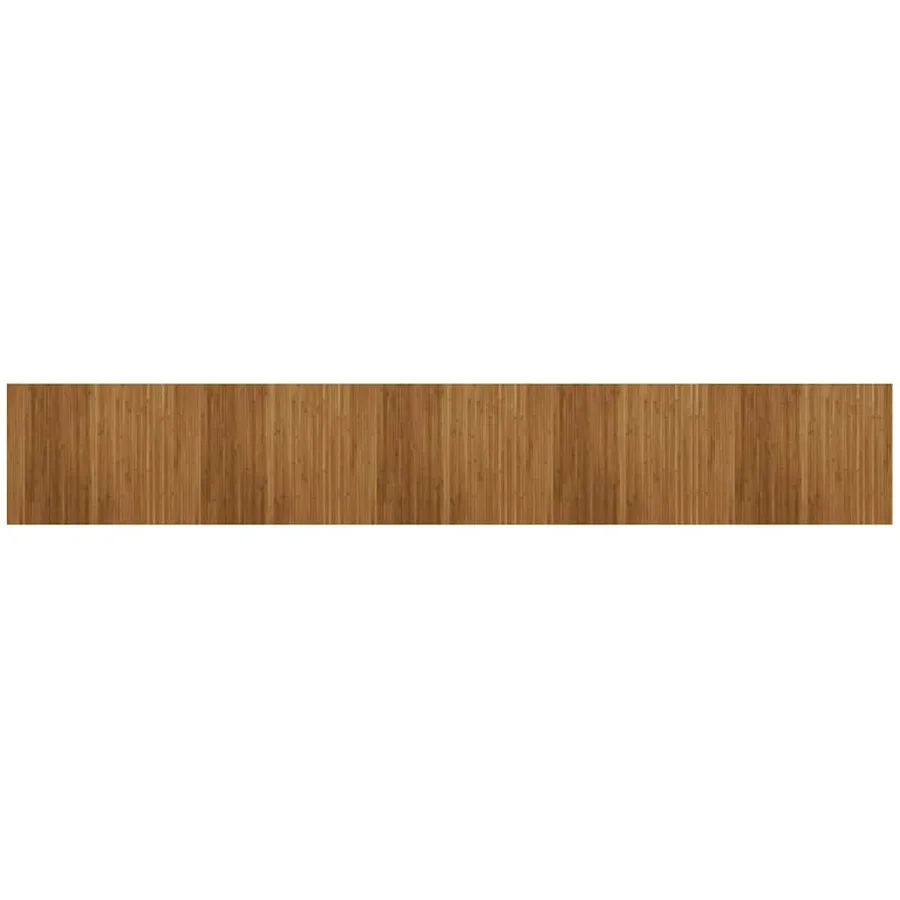 Tapis rectangulaire marron 80x500 cm bambou - 2