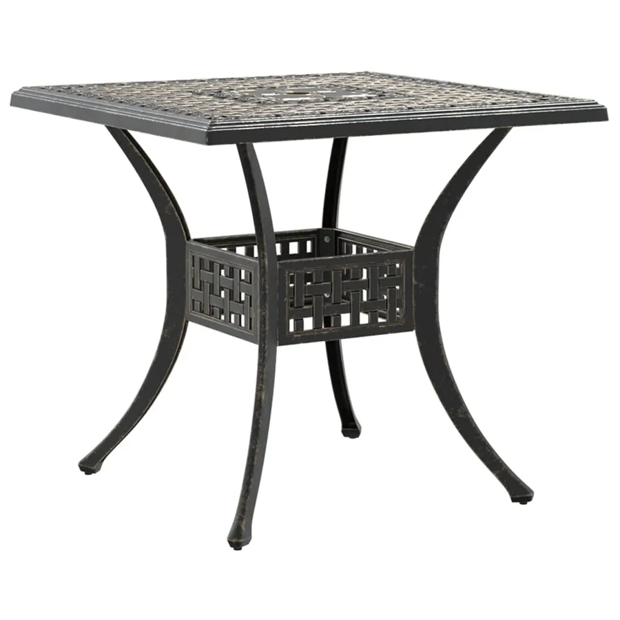 Ensemble de bistrot 3 pcs bronze aluminium coulé - 3
