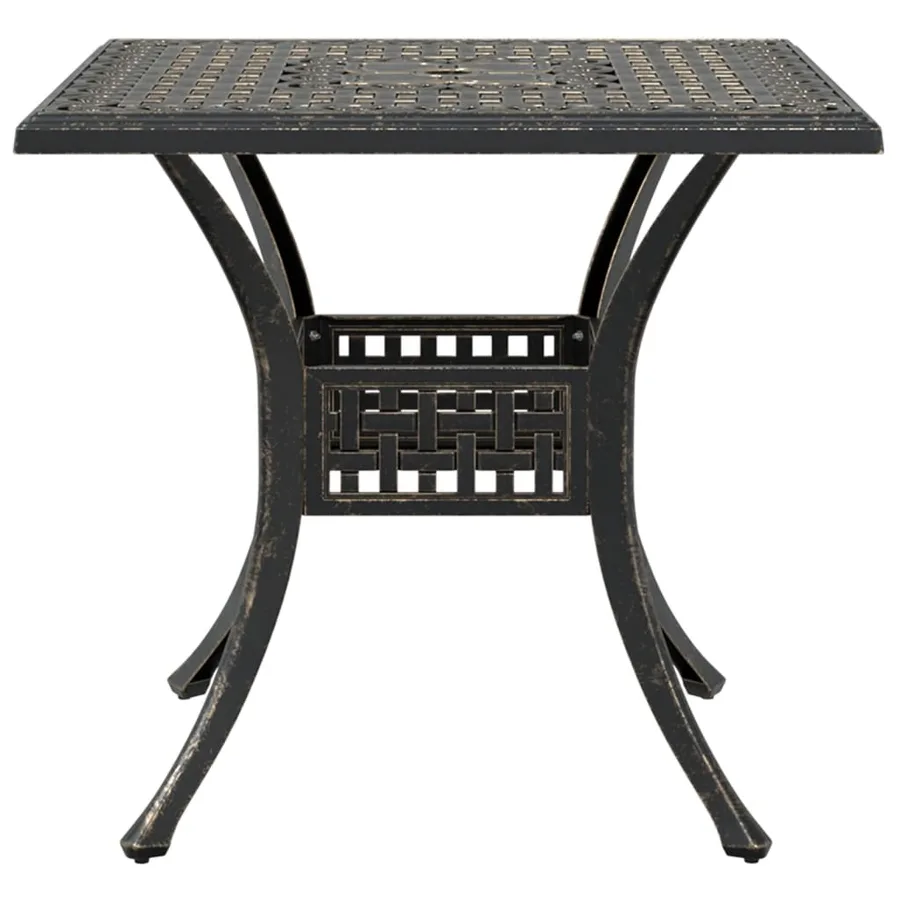Ensemble de bistrot 3 pcs bronze aluminium coulé - 4