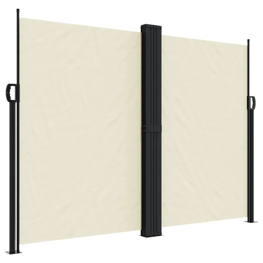 Auvent latéral rétractable crème 180x1200 cm - 2