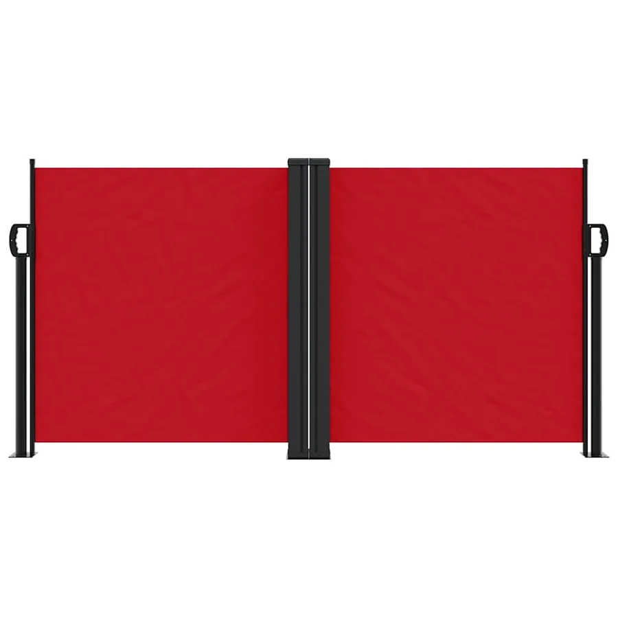 Auvent latéral rétractable rouge 120x1200 cm - 3