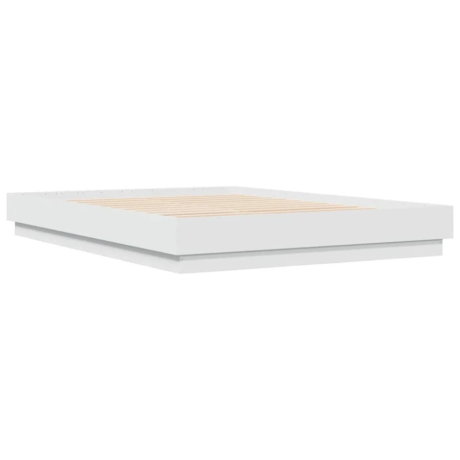 Cadre de lit sans matelas blanc 120x200 cm - 3