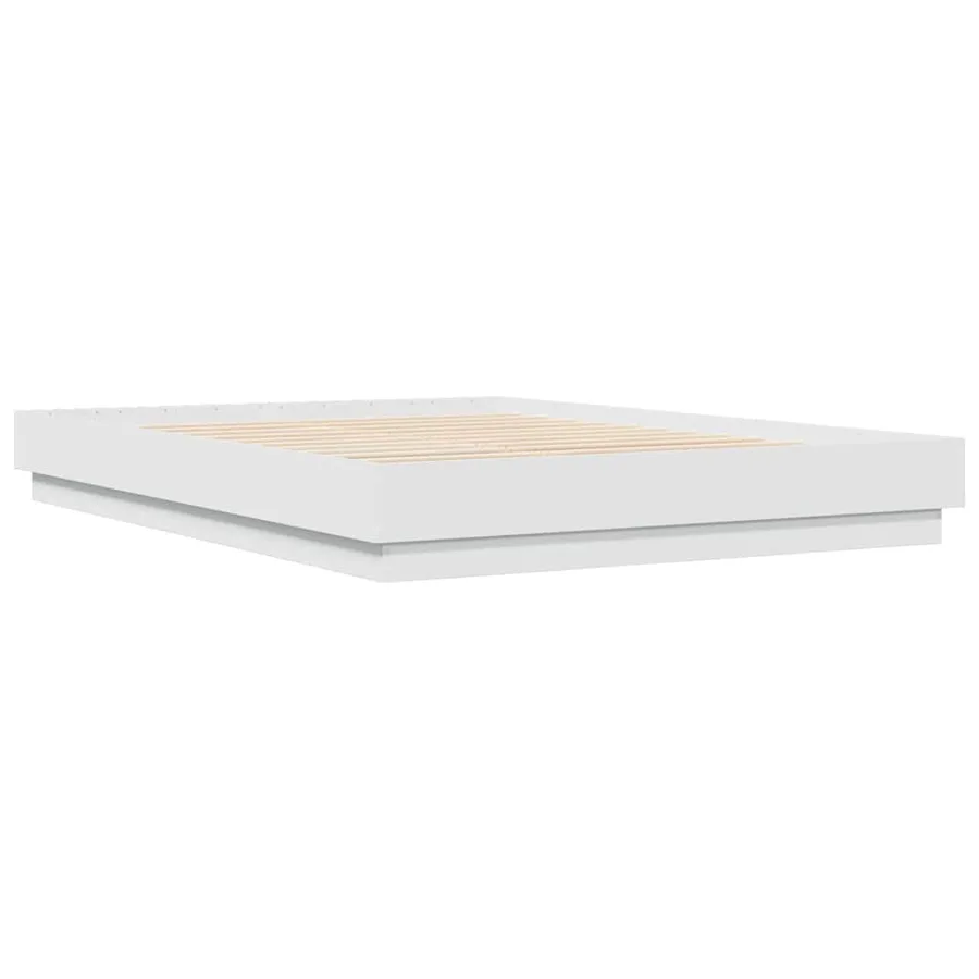 Cadre de lit sans matelas blanc 120x200 cm - 6