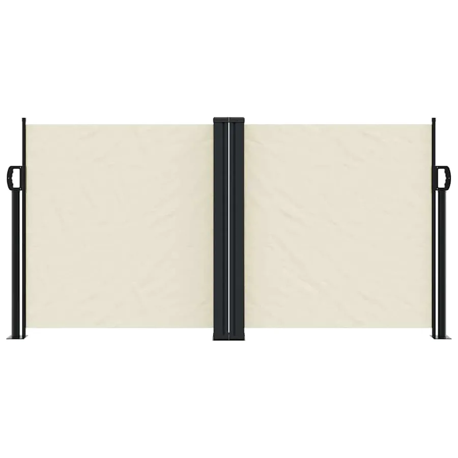 Auvent latéral rétractable crème 120x1200 cm - 3