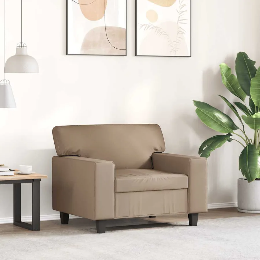 Fauteuil Cappuccino 60 cm Similicuir - 5
