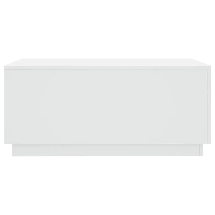 Table basse avec lumières LED blanc 90x50x40 cm - 7