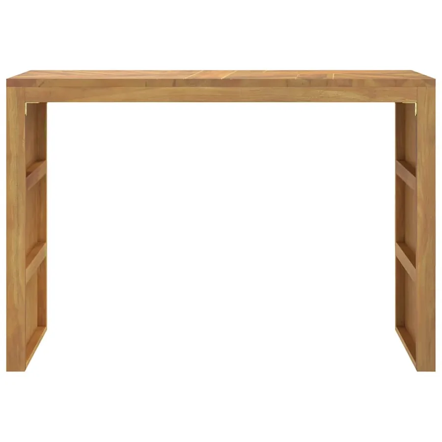 Table console 110x35x75 cm bois massif d'acacia - 5