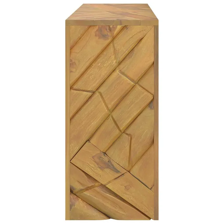 Table console 110x35x75 cm bois massif d'acacia - 6