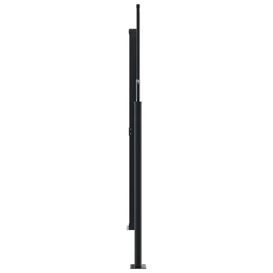 Auvent latéral rétractable anthracite 160x1000 cm - 4