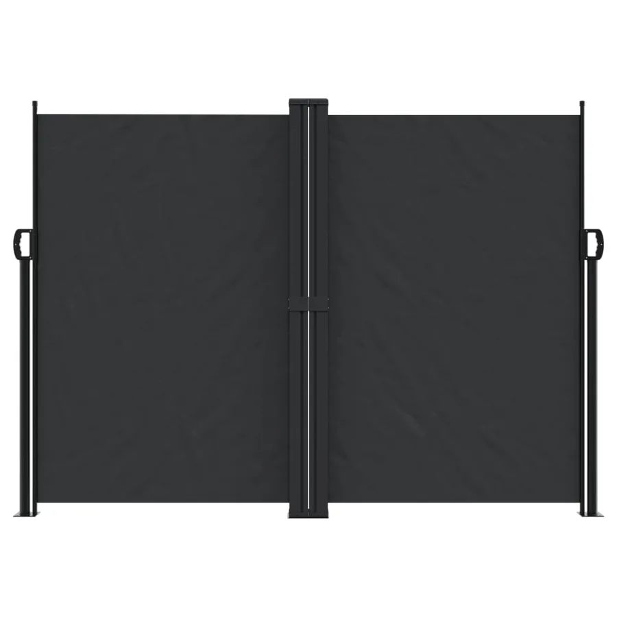 Auvent latéral rétractable noir 180x1000 cm - 3