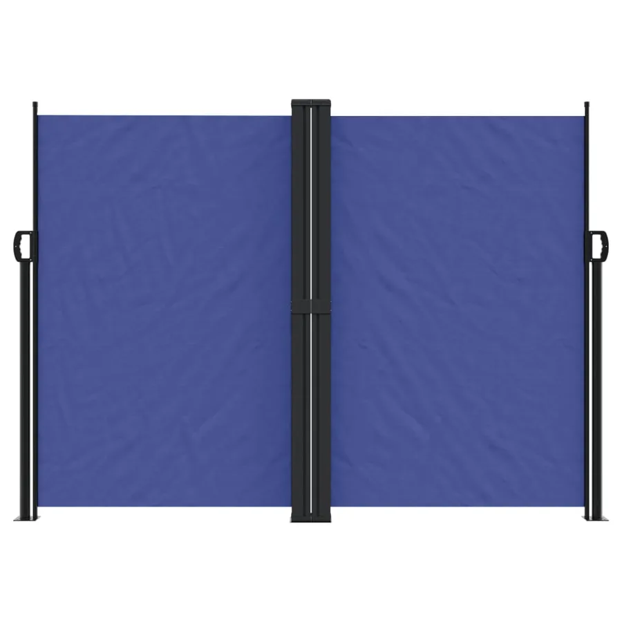 Auvent latéral rétractable bleu 180x1000 cm - 3