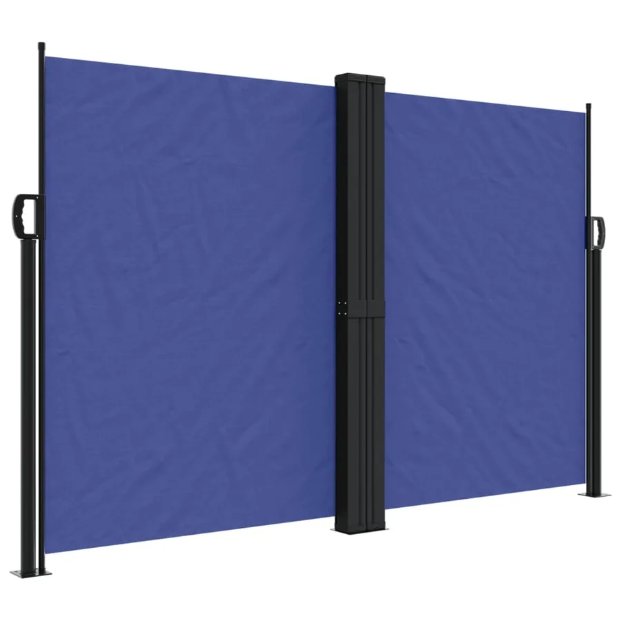 Auvent latéral rétractable bleu 160x1000 cm - 2