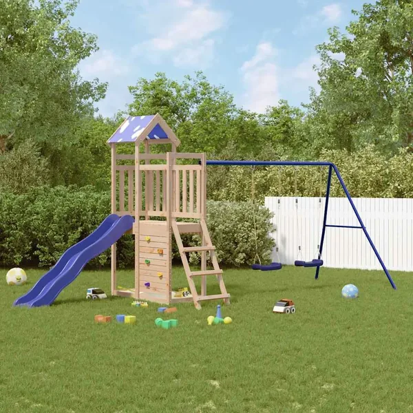 Aire de jeux d'extérieur bois de pin massif
