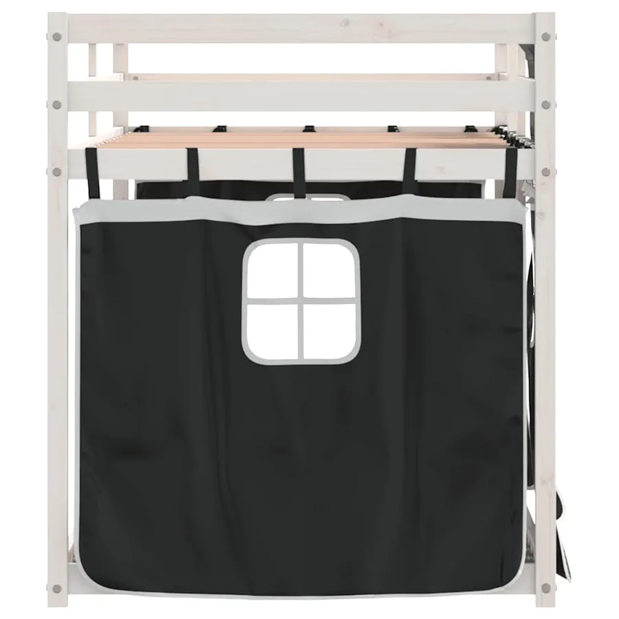Lit superposé sans matelas 80x200 cm bois de pin massif - 6