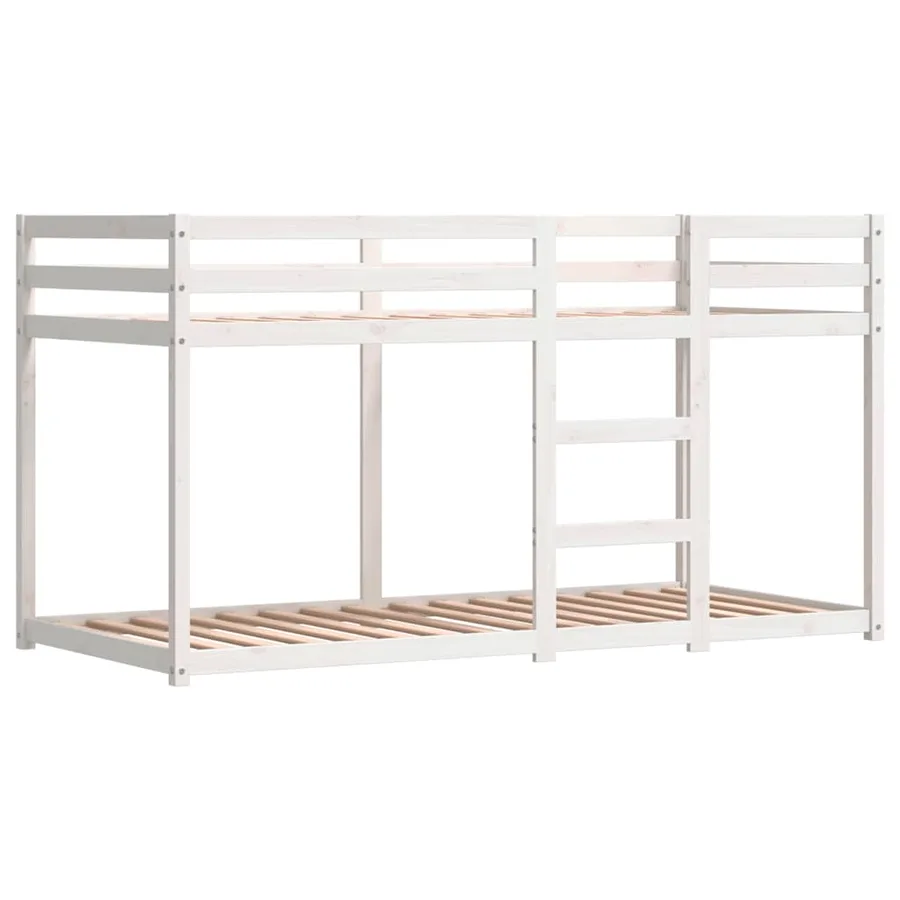 Lit superposé sans matelas 80x200 cm bois de pin massif - 8