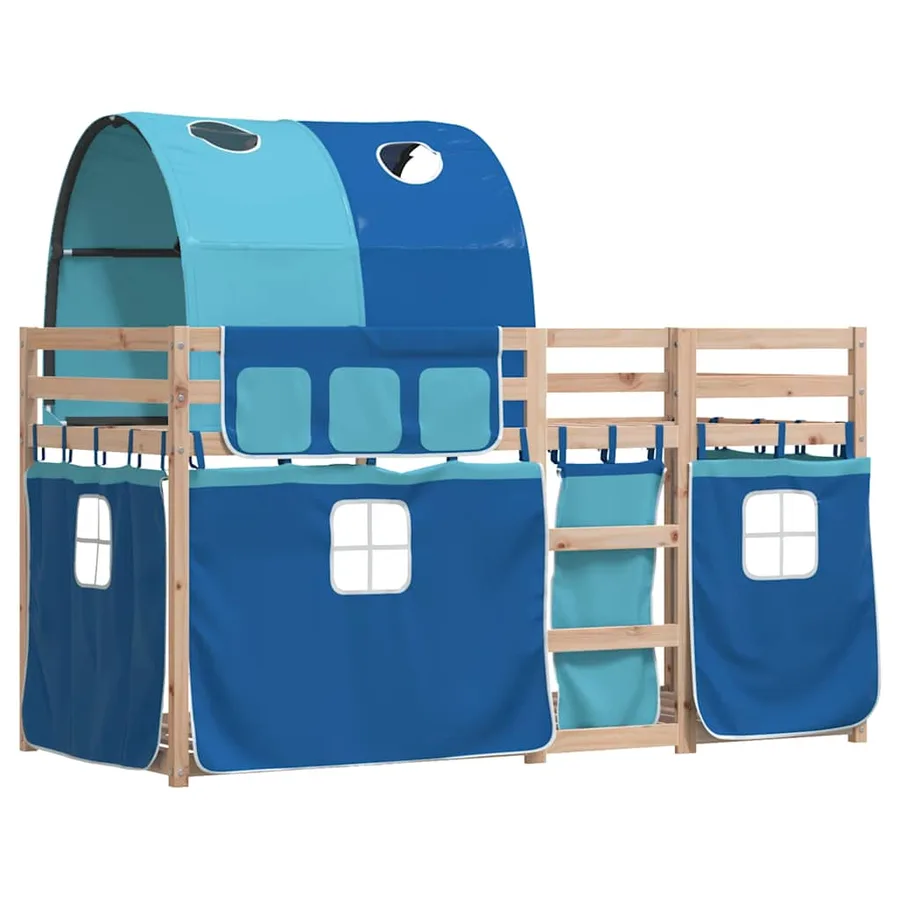 Lit superposé sans matelas 90x190 cm bois de pin massif - 3