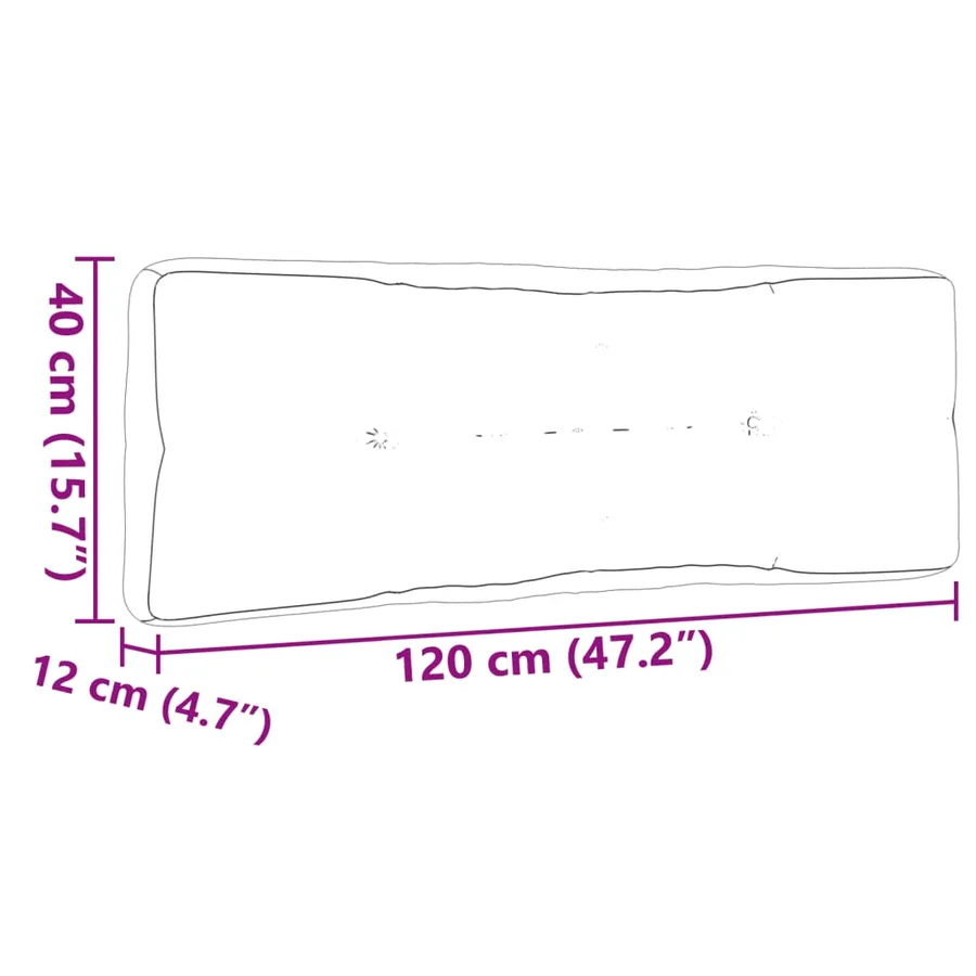 Coussins de palette lot de 5 gris tissu - 11