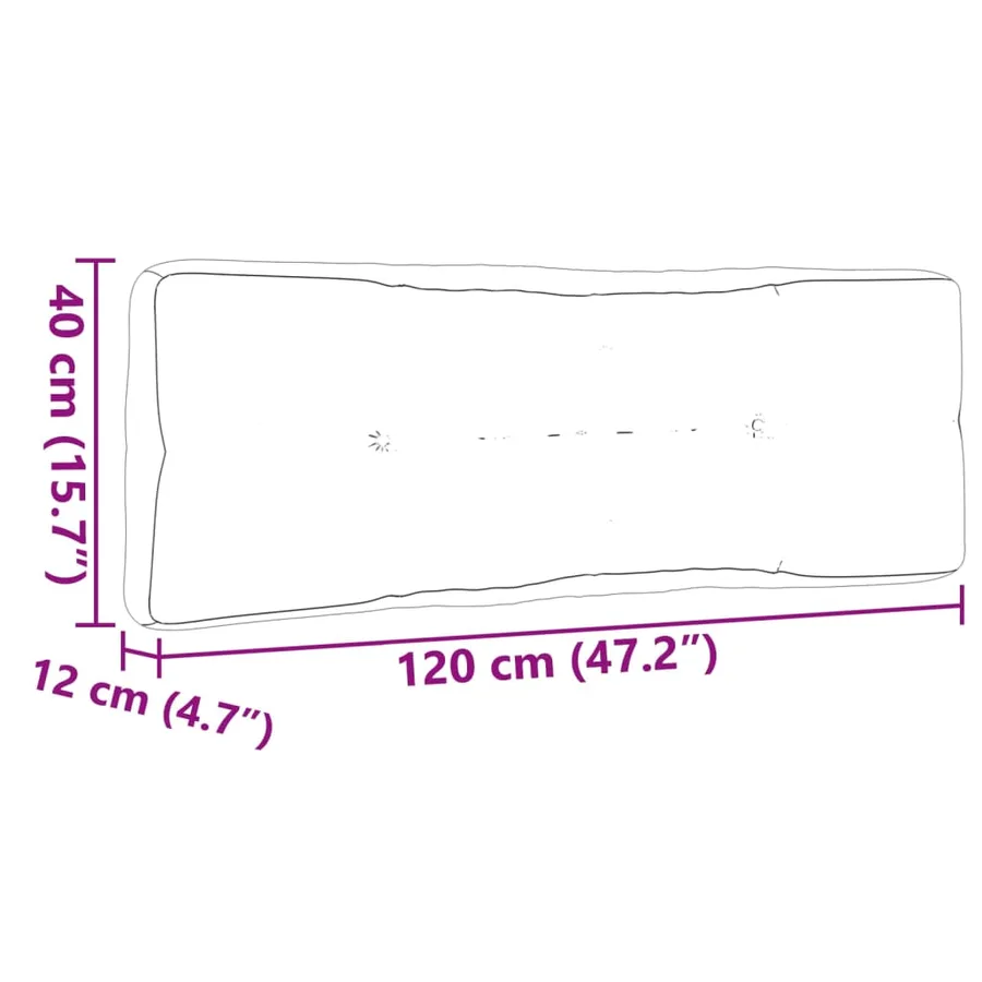 Coussins de palette lot de 3 anthracite tissu - 11