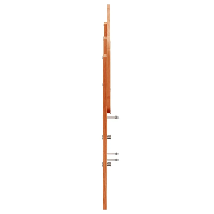 Tête de lit cire marron 140 cm bois massif de pin - 5