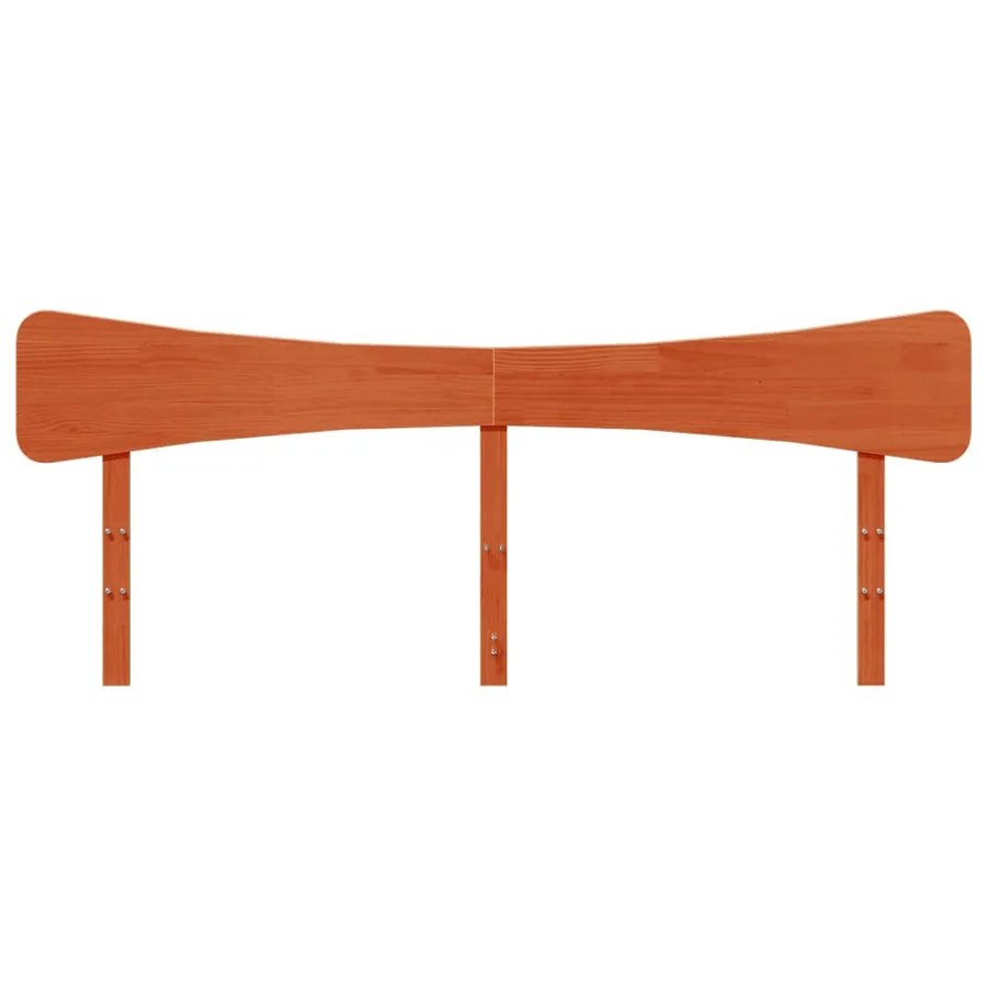 Tête de lit cire marron 180 cm bois massif de pin - 4