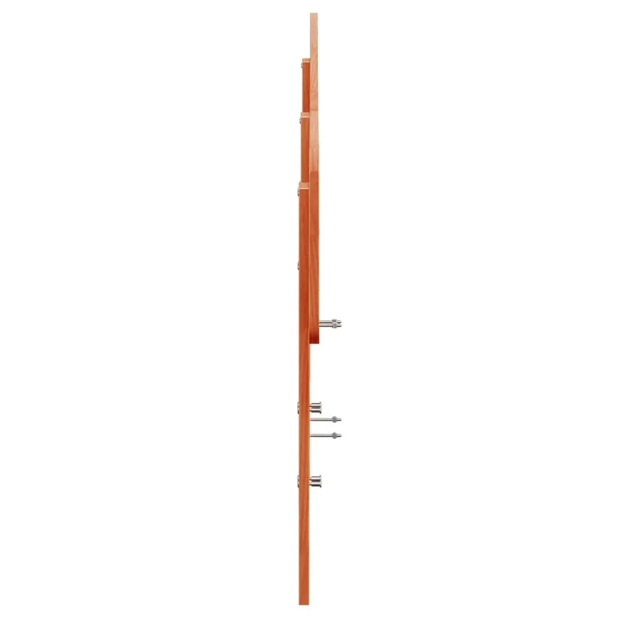 Tête de lit cire marron 180 cm bois massif de pin - 5