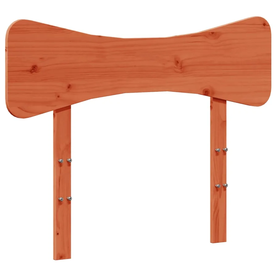 Tête de lit cire marron 90 cm bois massif de pin - 2