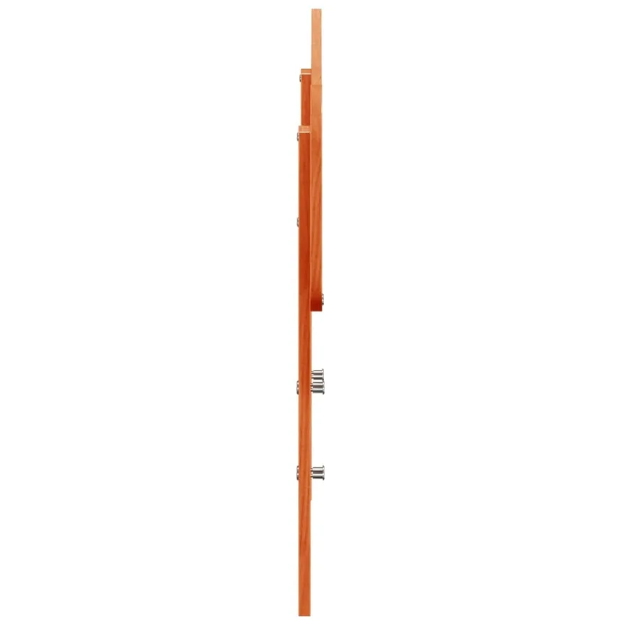 Tête de lit cire marron 90 cm bois massif de pin - 5