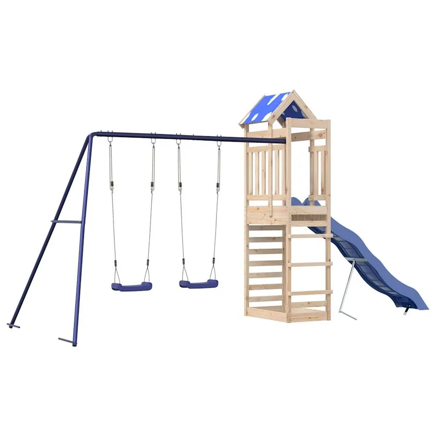 Aire de jeux d'extérieur bois de pin massif - 2