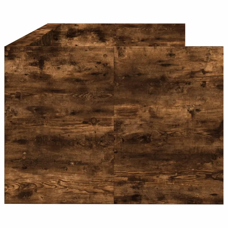 Lit de jour avec tiroirs sans matelas chêne fumé 75x190 cm - 5