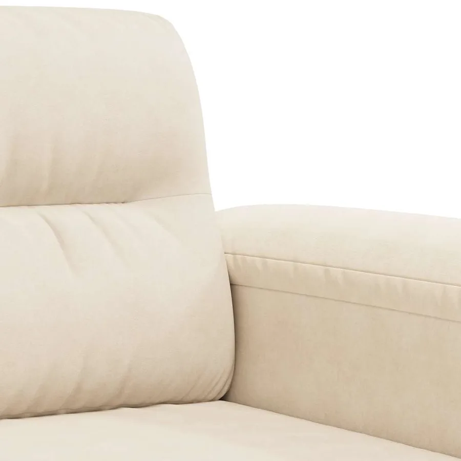 Chaise de canapé beige 60 cm tissu microfibre - 7