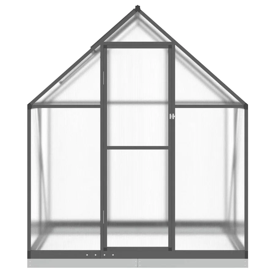 Serre avec cadre de base anthracite 169x114x202 cm aluminium - 3