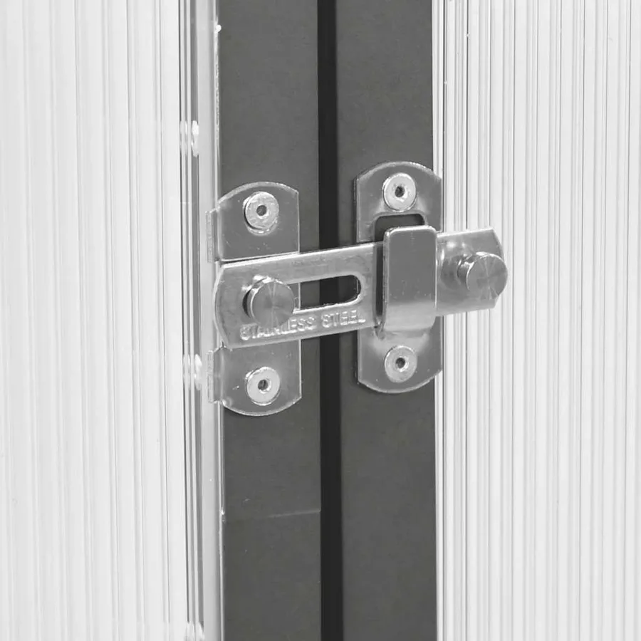 Serre avec cadre de base anthracite 169x114x202 cm aluminium - 7