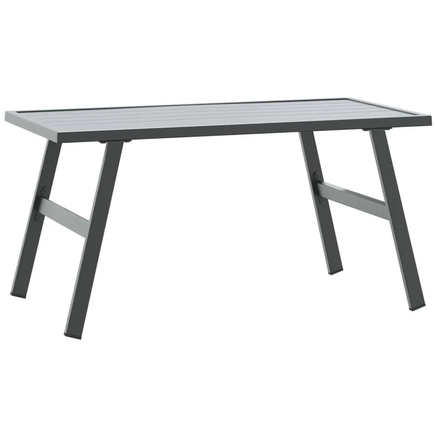 Ensemble de bancs de jardin avec coussins 7 pcs noir - 5