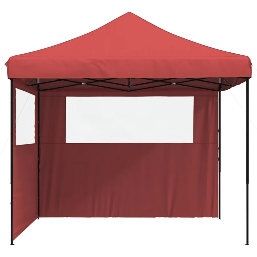 Tente de réception pliable escamotable avec 2 parois latérales - 4