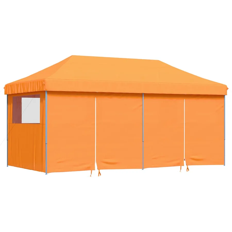Tente de réception pliable escamotable avec 4 parois latérales - 2