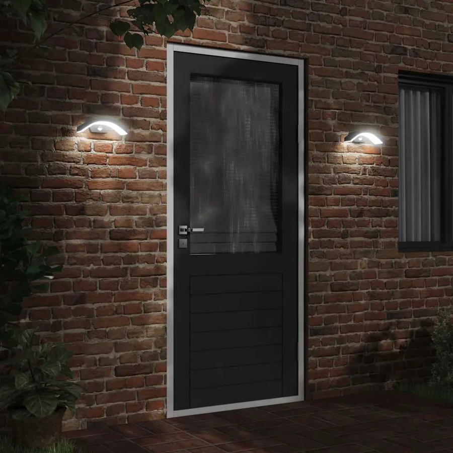 Applique murale LED d'extérieur avec capteurs noir - 3