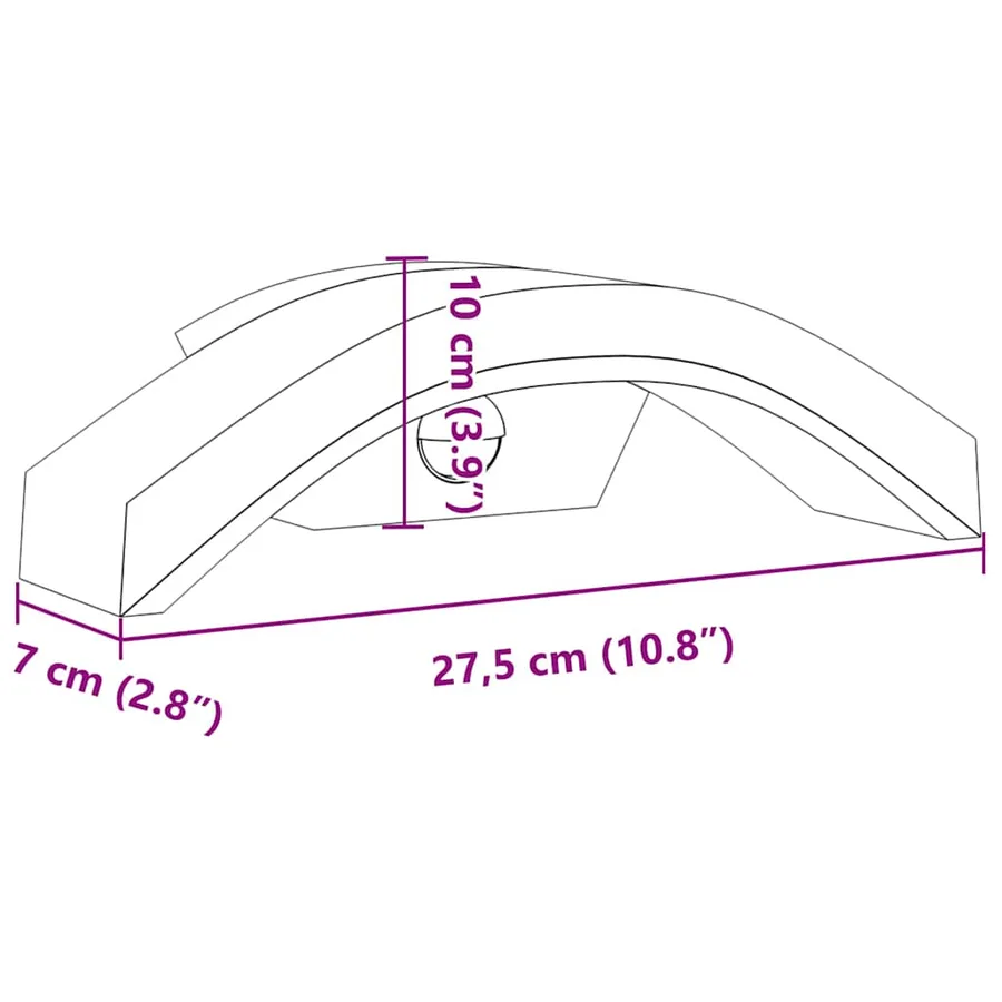 Applique murale LED d'extérieur avec capteurs noir - 9
