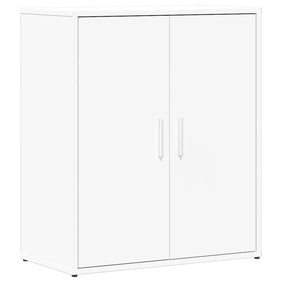 Buffet blanc 60x31x70 cm bois d'ingénierie - 2