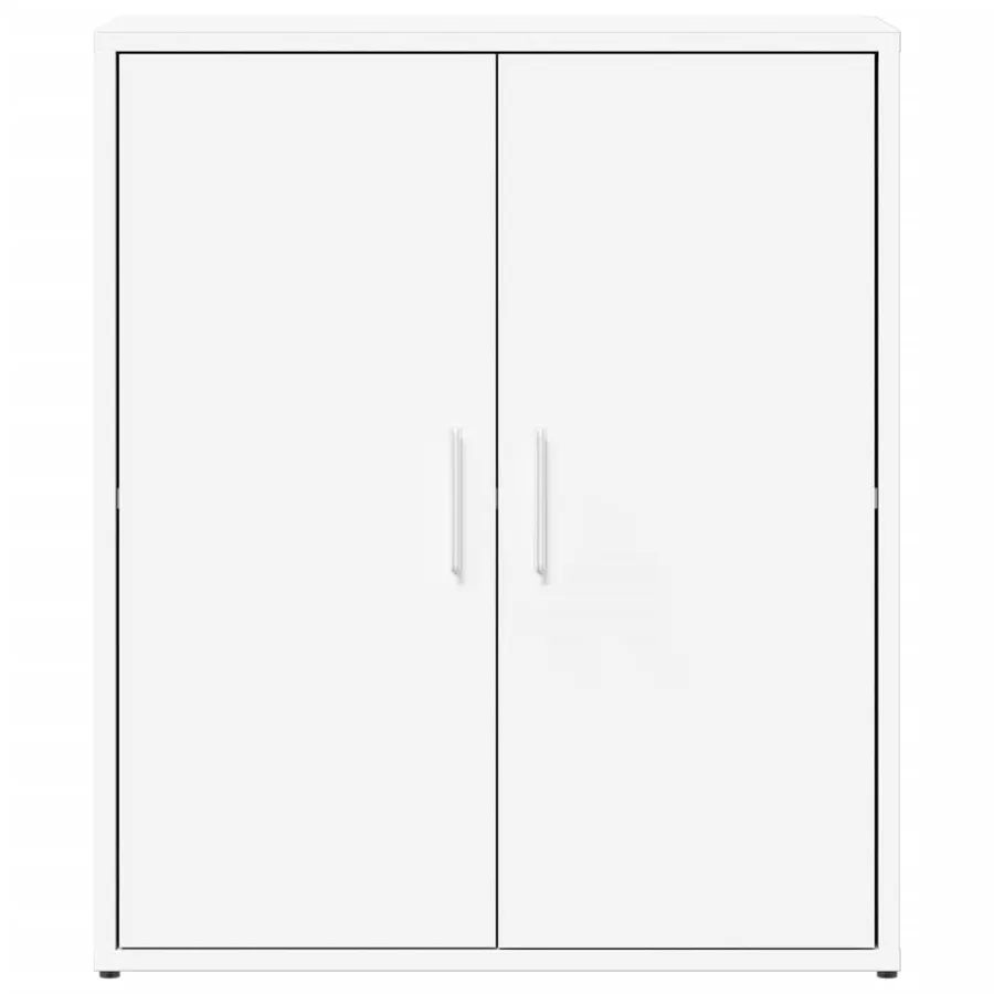 Buffet blanc 60x31x70 cm bois d'ingénierie - 5