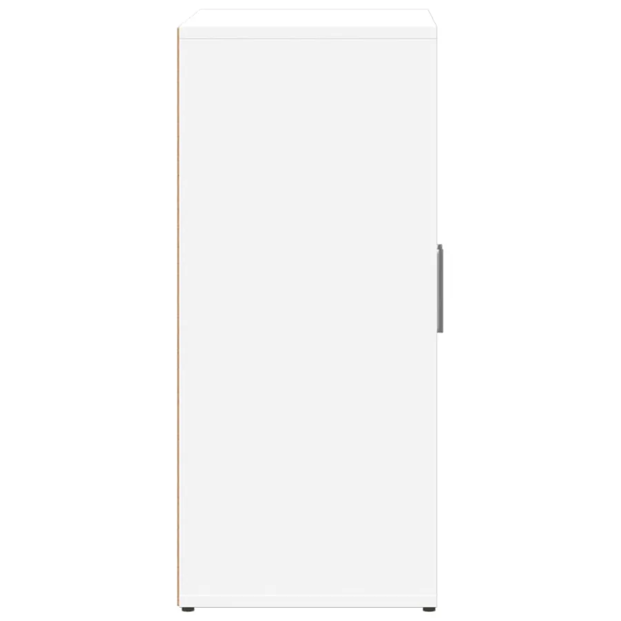 Buffet blanc 60x31x70 cm bois d'ingénierie - 6
