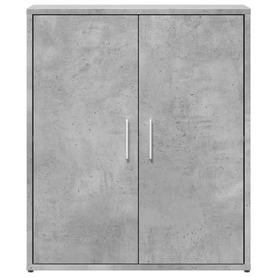 Buffet gris béton 60x31x70 cm bois d'ingénierie - 5