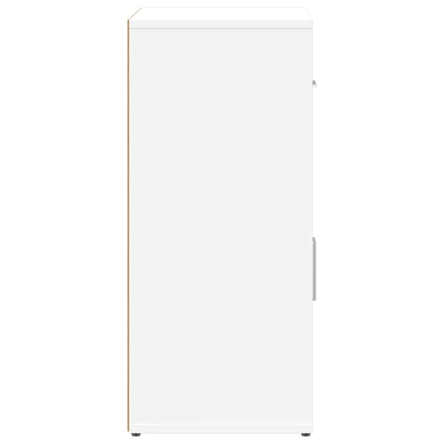Buffets 2 pcs blanc 60x31x70 cm bois d'ingénierie - 6