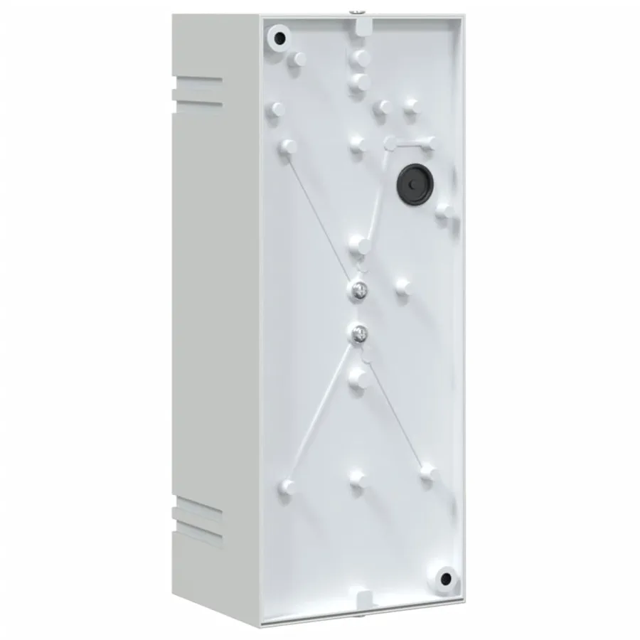 Applique murale d'extérieur argenté acier inoxydable - 6