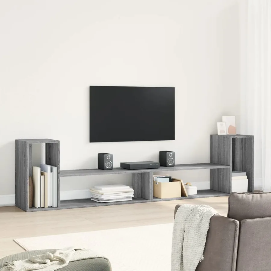 Meuble TV Sonoma gris - 3