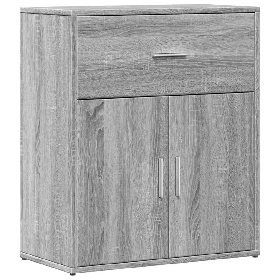 Buffet sonoma gris 60x31x70 cm bois d'ingénierie - 2