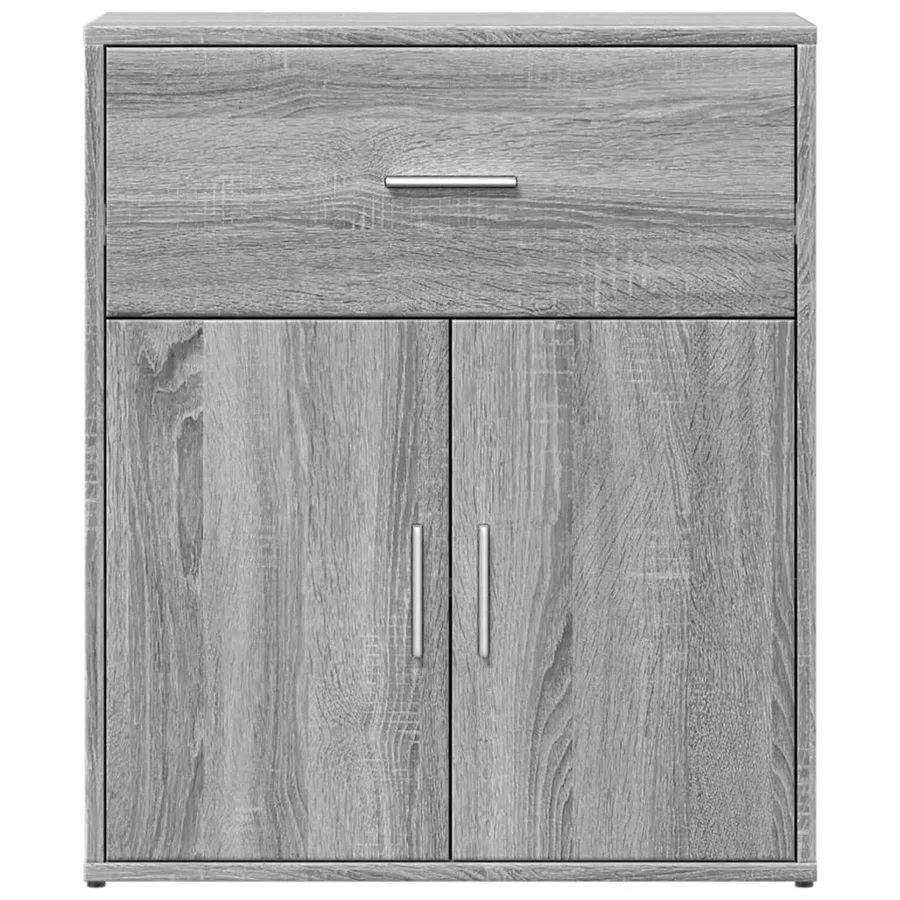 Buffet sonoma gris 60x31x70 cm bois d'ingénierie - 5